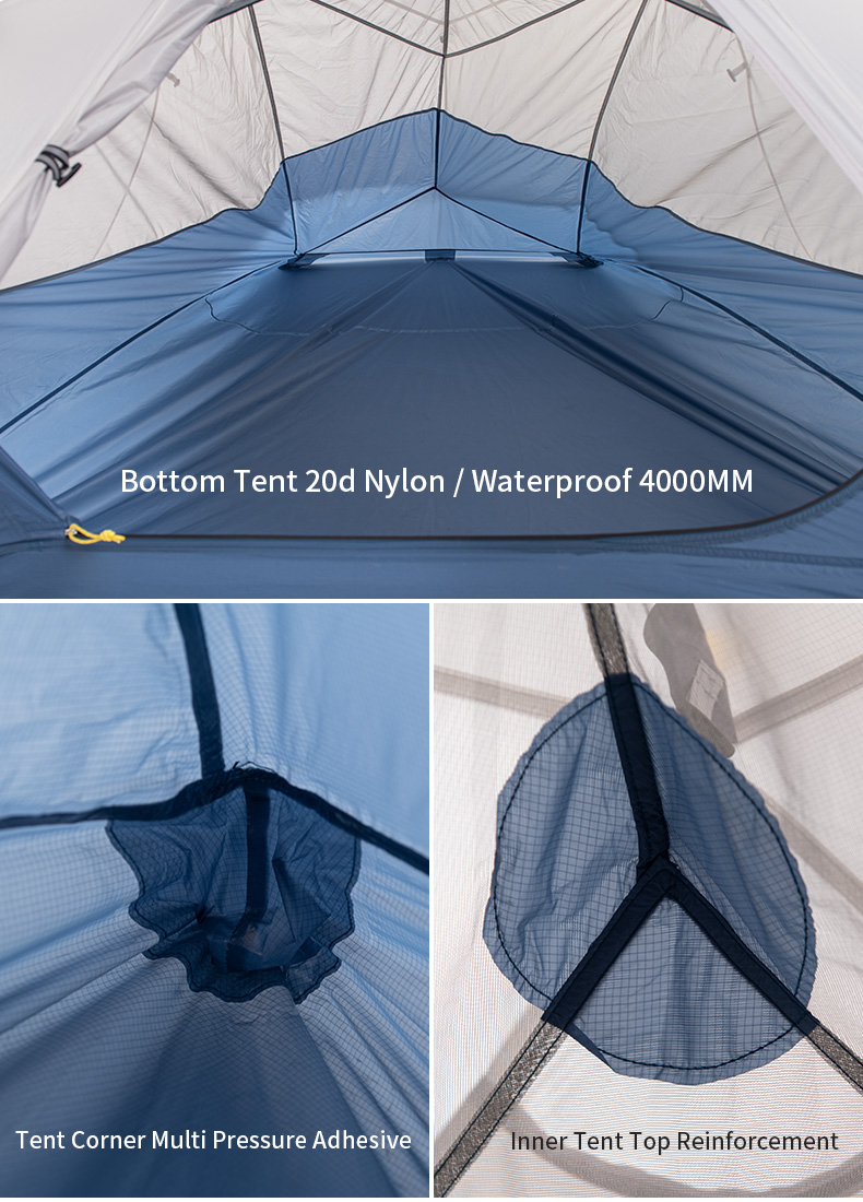Cheap Goat Tents  Cloud Up   Wing UltraLight 15D 1.5KG 2 Person tent for Outdoor Camping Hiking With Free Mat Tents 